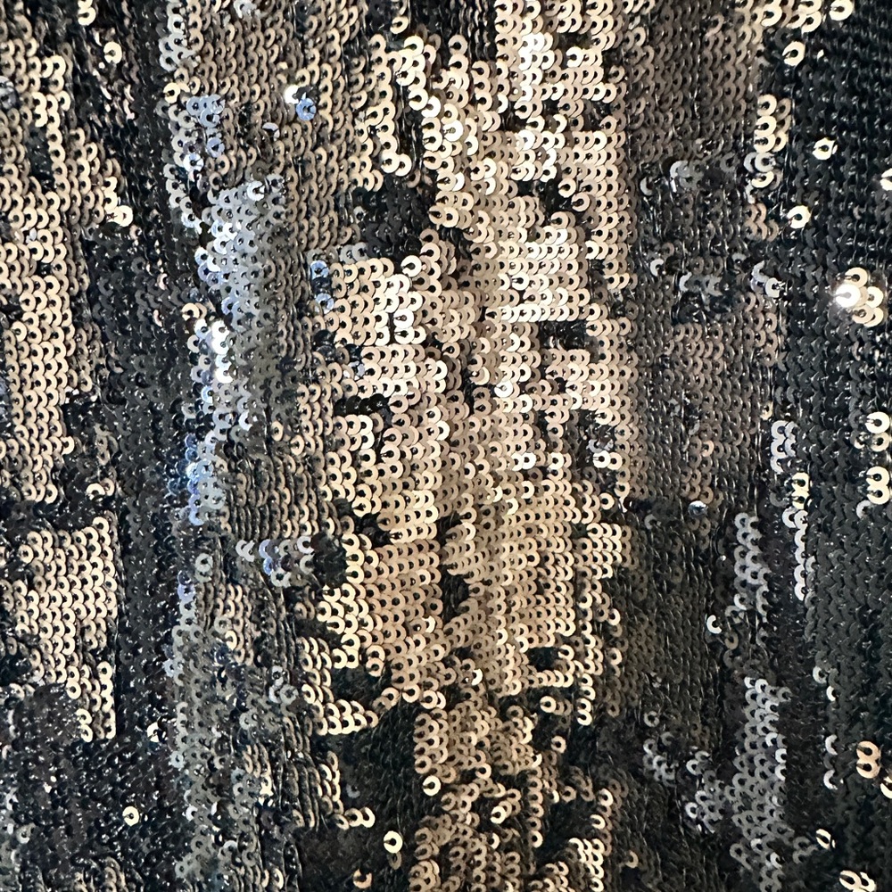 Free People Double Take Sequin Slip Mini Dress Black Rose Combo - Size XS - Picture 10 of 10